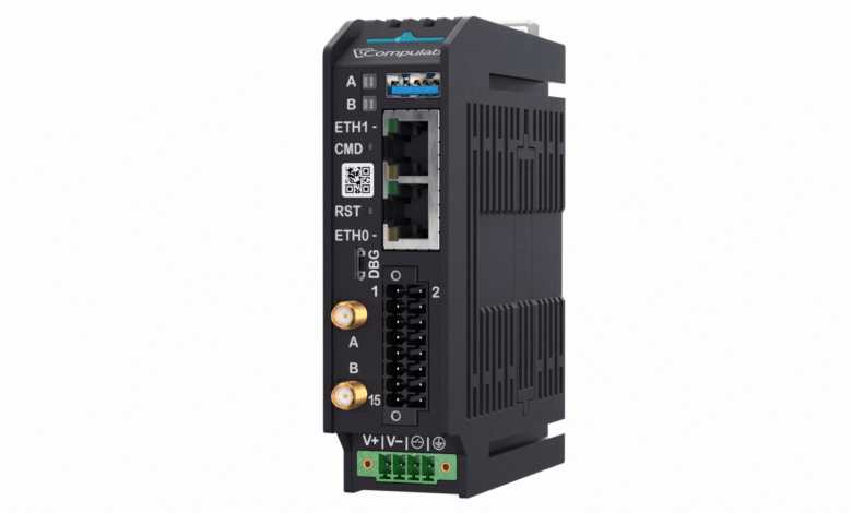 La puerta de enlace IoT de Compulab cuenta con dos puertos GbE y conectividad GPS. La puerta de enlace IoT de Compulab cuenta con dos puertos GbE y conectividad GPS.