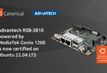 Advantech RSB-3810 es una nueva computadora de placa única con tecnología MediaTek Genio 1200, ahora certificada para Ubuntu 22.04 LTS