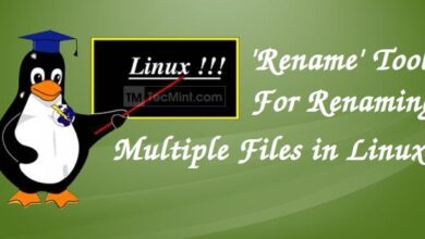 Cambio rápido de nombre de archivos por lotes en Linux