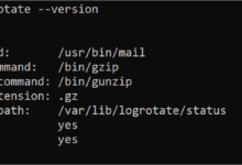 Ejemplo de logrotación de Linux