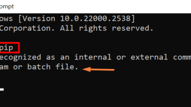 Solucionar el problema de que no se encuentra el comando pip