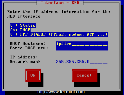 Configurar la conexión de red