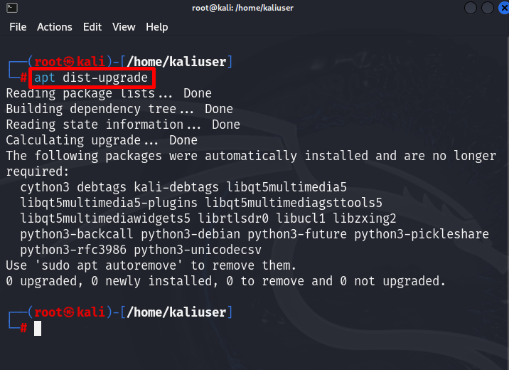 Update Kali Linux Command ¿Cómo actualizar Kali Linux? - MuyLinux