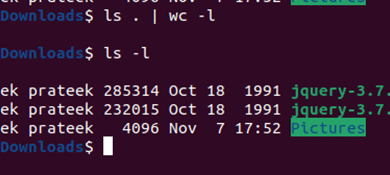 Cómo contar la cantidad de archivos en un directorio en Linux