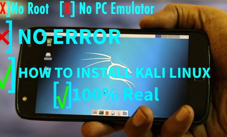 Como instalar kali Linux en Android sin errores vídeo 100% real