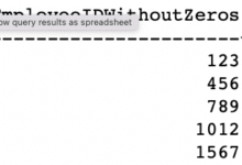 Eliminar ceros a la izquierda en SQL