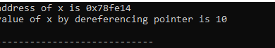 Punteros de desreferenciación en C++