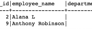 cadena SQL es igual