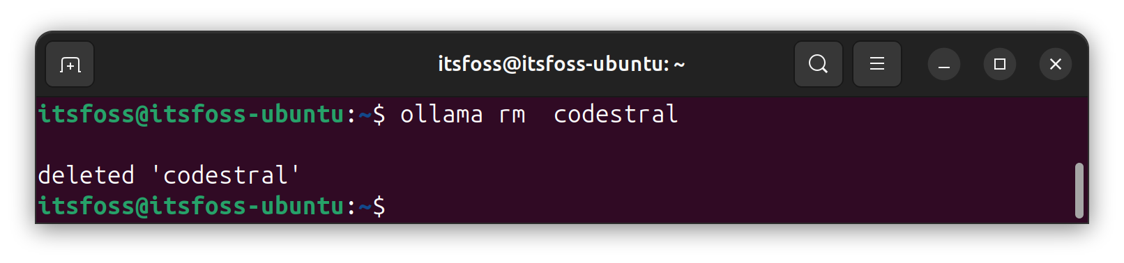 ollama eliminar modelo