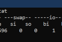Comando Vmstat de Linux
