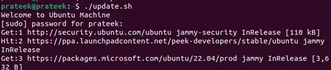 Ejecutar script de actualización