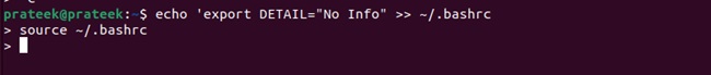 Crear variables de entorno permanentes