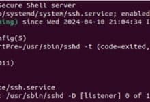Comprobar actividad ssh