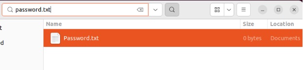 Utilice la barra de búsqueda para buscar archivos en el Explorador de archivos