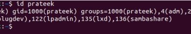 Comando de identificación en Linux