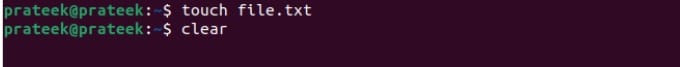 comando claro en linux