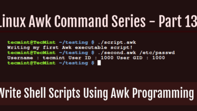Cómo escribir scripts usando el programa awk