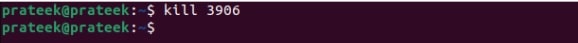 Comando matar en Linux