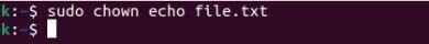 comando chown en Linux