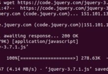 comando wget en Linux