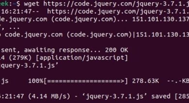 comando wget en Linux