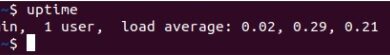 comando de tiempo de actividad para verificar el promedio de carga en Linux