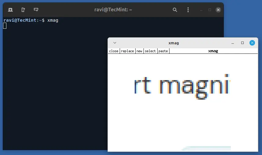 xmag: herramienta de ampliación para Linux