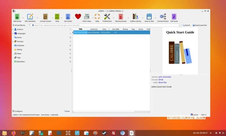 Calibre 7.20 agrega un nuevo motor de entrada de PDF para admitir el nuevo firmware Tolino Shine 5
