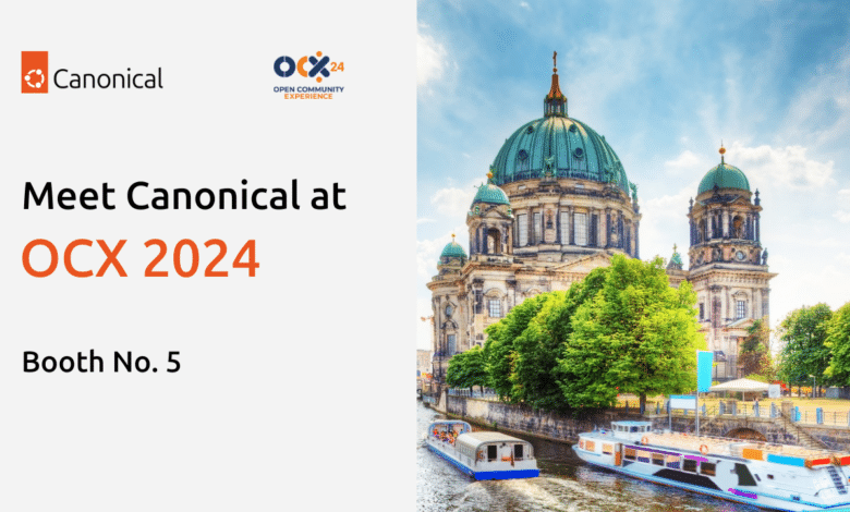 Conozca a Canonical en OCX 2024 en Mainz, Alemania
