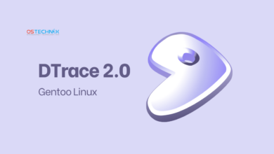DTrace 2.0 inicia sesión en Gentoo Linux