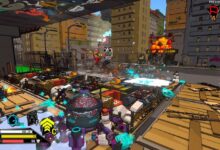 Props se defiende contra la gente del equipo de defensa de Puropu.