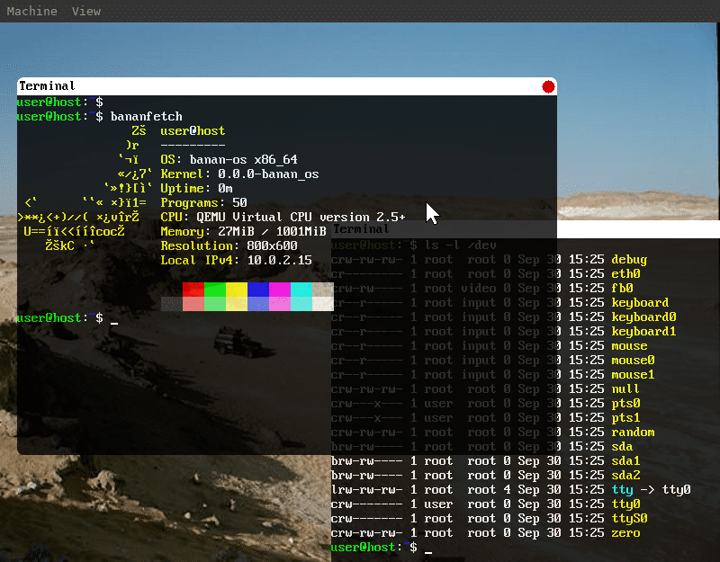 Banan OS: un sistema operativo Linux completamente funcional construido ...