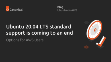 El soporte estándar de Ubuntu 20.04 LTS está llegando a su fin - Opciones para usuarios de AWS