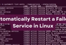 Cómo reiniciar automáticamente un servicio fallido en Linux