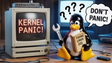 Cómo activar y arreglar el pánico del kernel de Linux (educación)