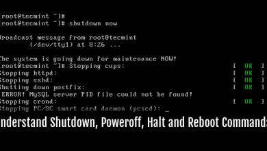 Cómo usar cerrar, encender, detener y reiniciar en Linux