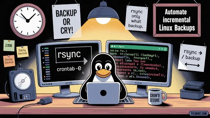 Cómo programar copias de seguridad incrementales con RSYNC y Cron