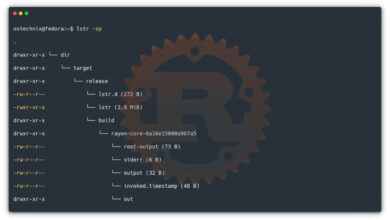 LSTR: Velocidad de quema en Rust Linux Directory Tree Visor