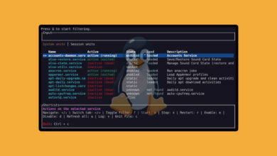 Administre fácilmente los servicios de Linux SystemD utilizando Systemd-Manager-Tui