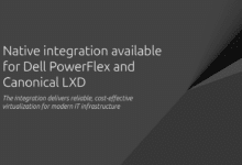 Integración local disponible para Dell PowerFlex y Canonical LXD