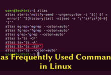 Cómo crear un alias para comandos comunes de Linux (accesos directos)