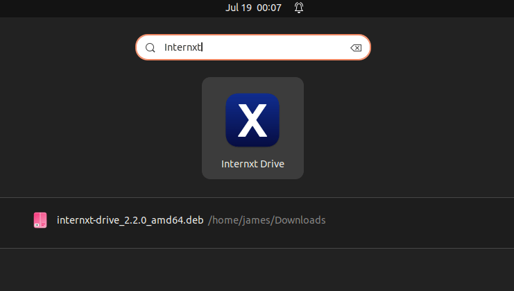 Inicie la unidad de interxt