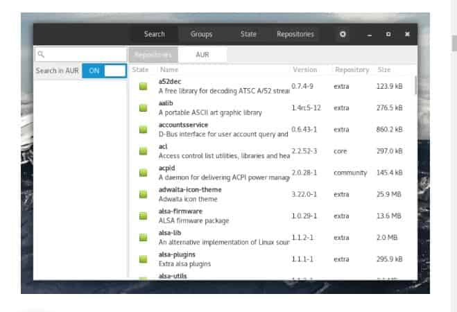 Comparación de Manjaro Linux