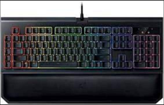 Razer BlackWidow Chroma V2 - Teclado de sentimiento de combustión de gelatina