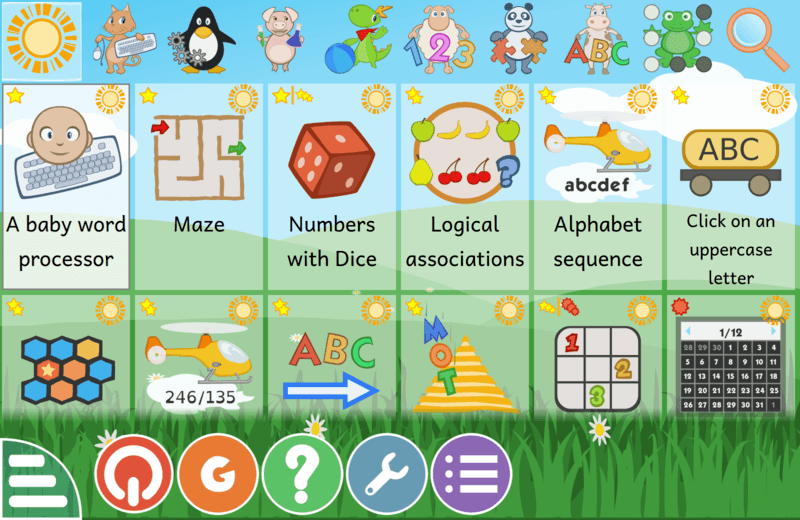 Kit de juegos educativos GCompris