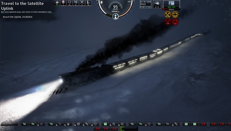 Frostliner anunció recientemente, principalmente un campo de nieve como constructor de Survival City-Builder