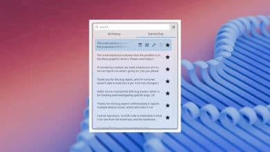 KDE Plasma 6.5 agrega artículos de portapapeles guardados después de 22 años