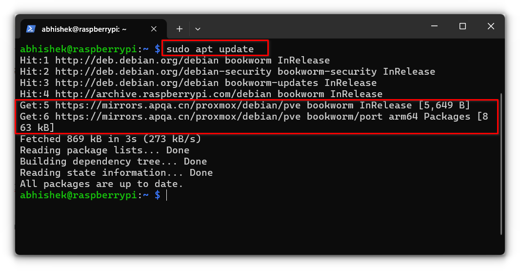 Actualice la lista de contenedores después de agregar repositorio de proxmox
