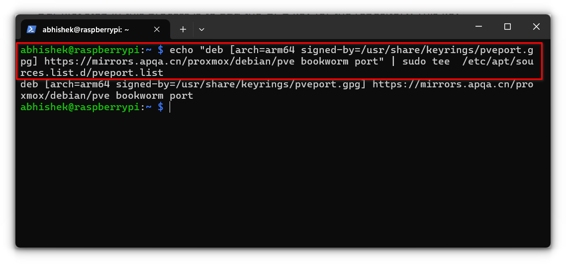 Agregar un repositorio de proxmox
