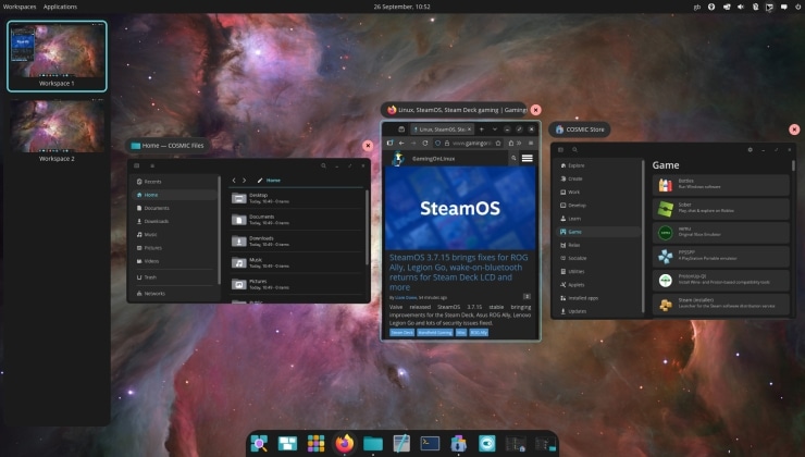 System76 Cosmic Desktop Beta y Pop! _Os 24.04 LTS Beta ya está disponible